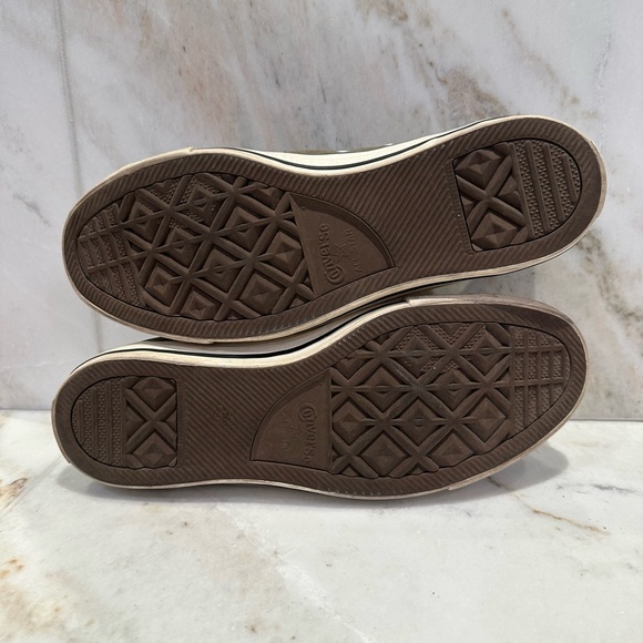 CONVERSE Classic Olive Green Canvas Sneakers - Picture 7 of 8